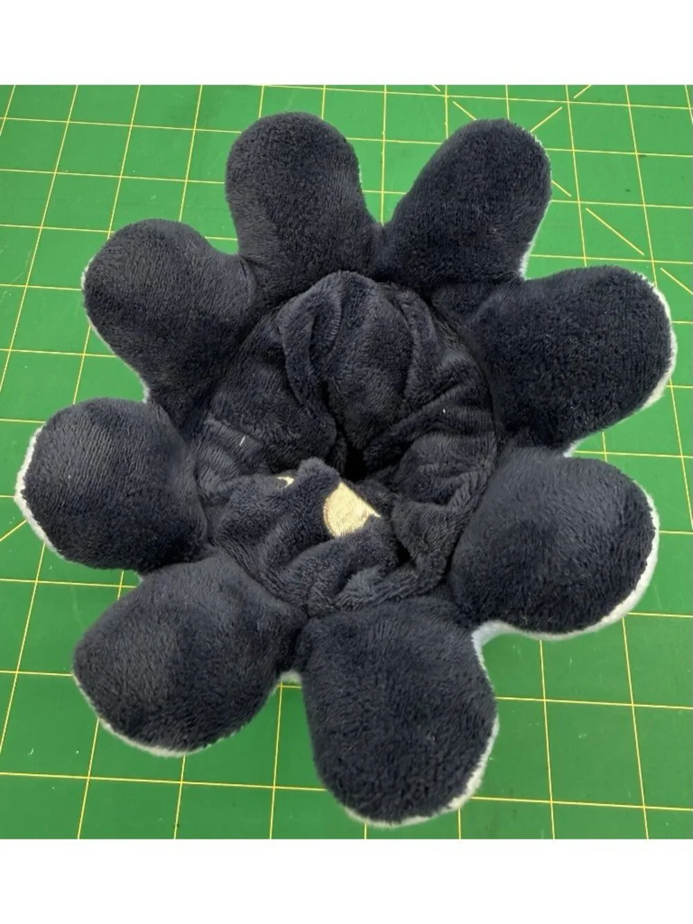 2021 TeeTurtle Reversible Octopus  Dark Blue Light Blue Ocean Day Night Plush 6”
